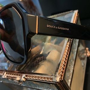 Dolce & Gabbana black and gold frames